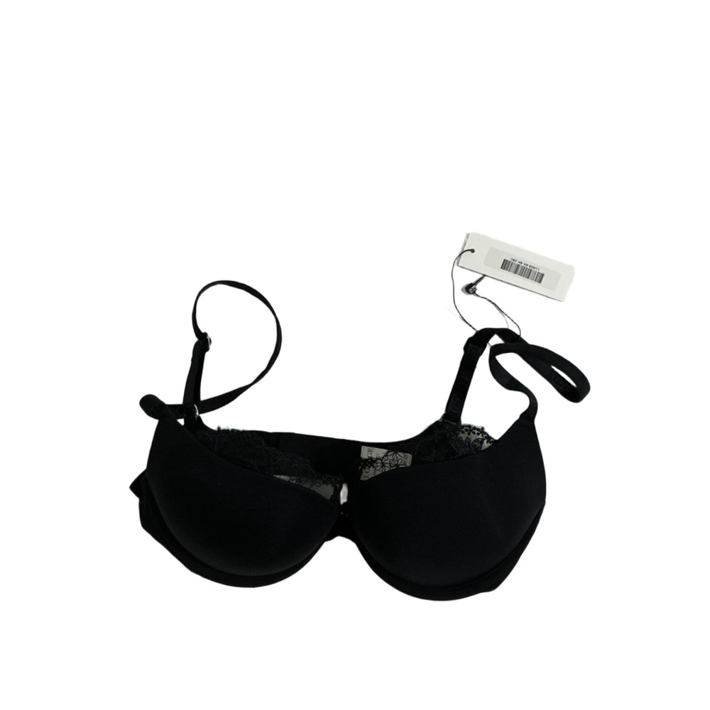 Lounge Underwear Anti Gravity Bra 28C Black Lace Padded Underwire NWT